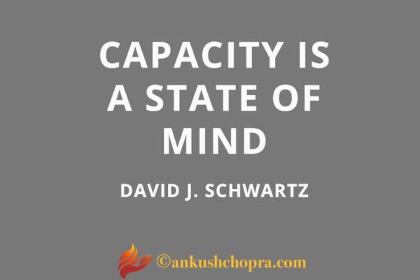 capacity is a state of mind