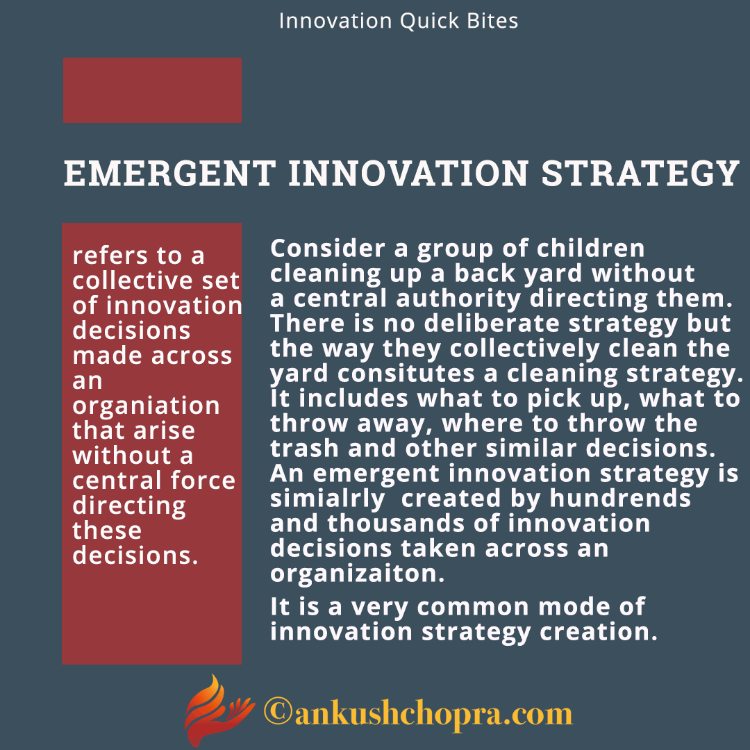 emergent innovation strategy