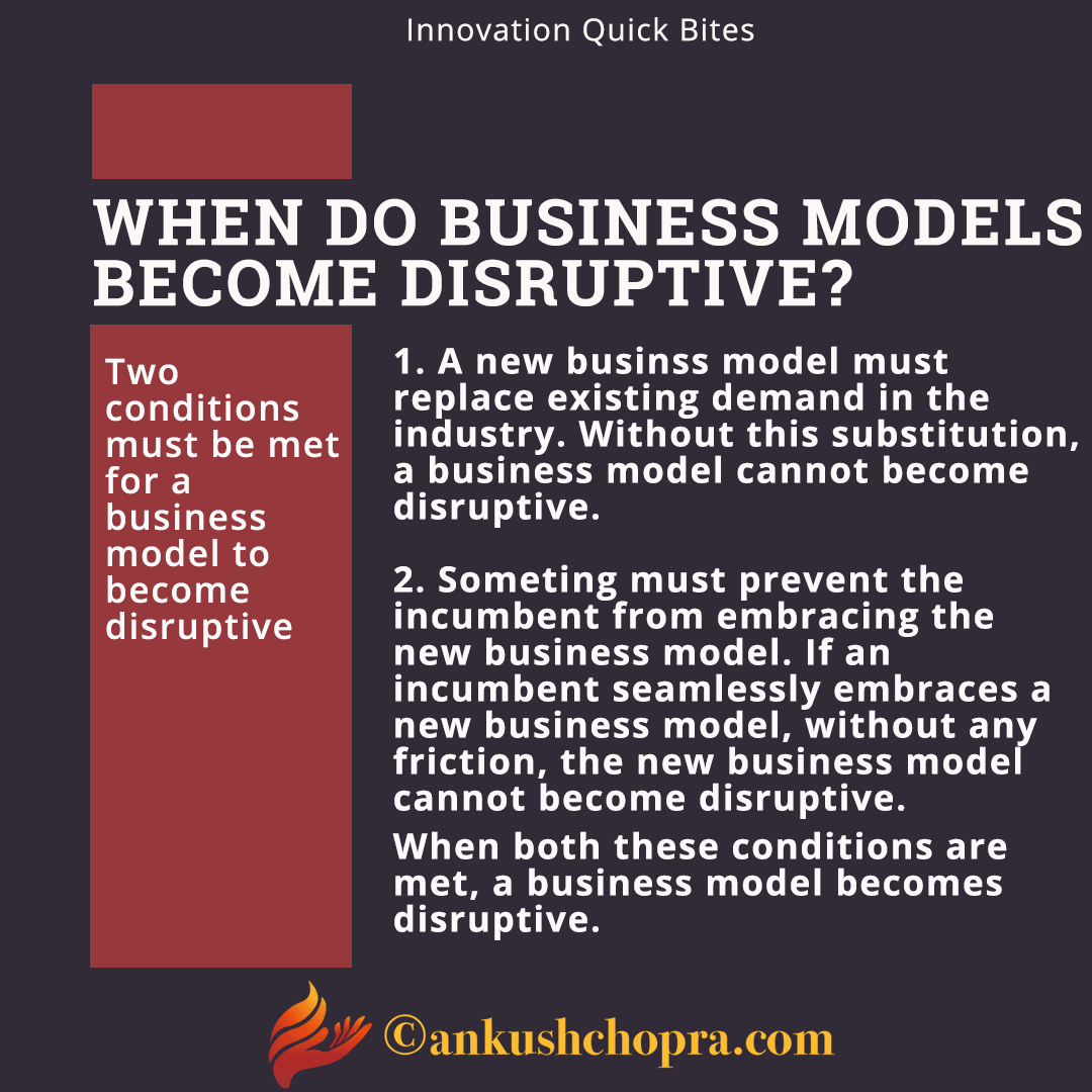 when business models become disruptive
