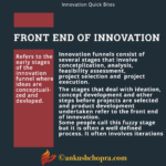 FRONT END OF INNOVATION