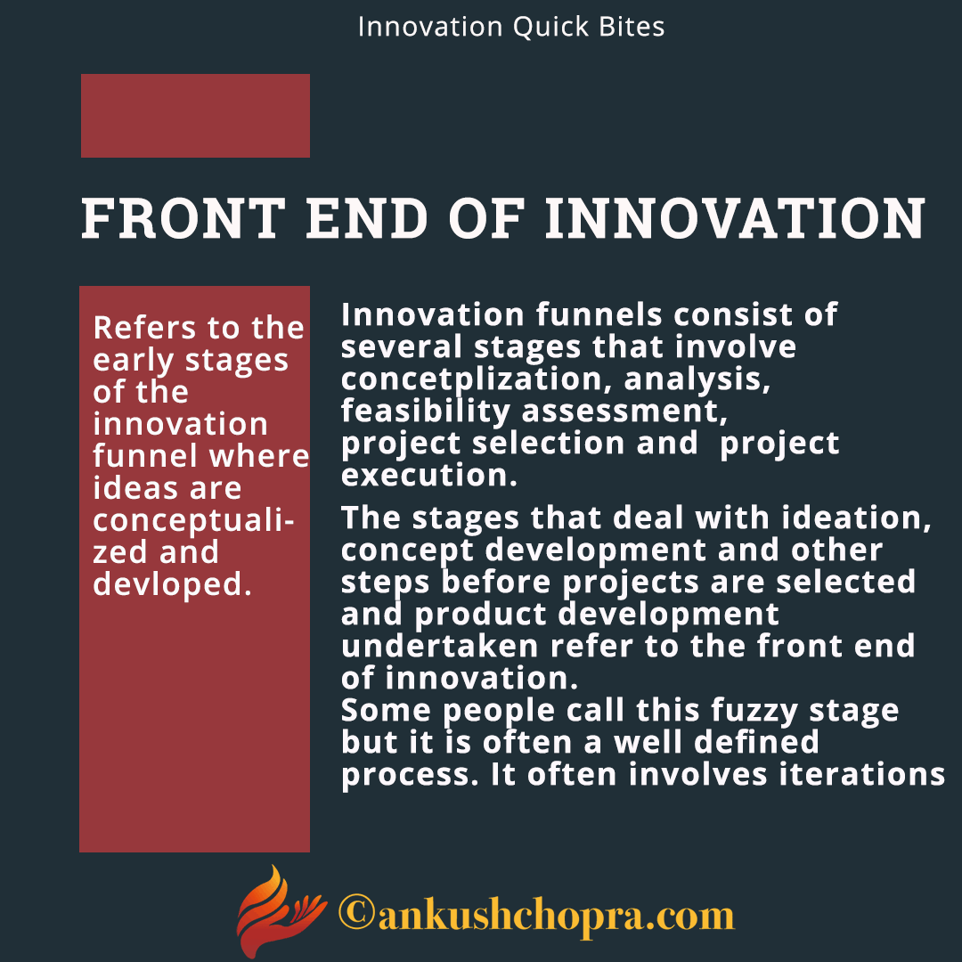 front end of innovation