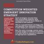 COMPETITION WEIGHTED INNOVATION STRATEGY